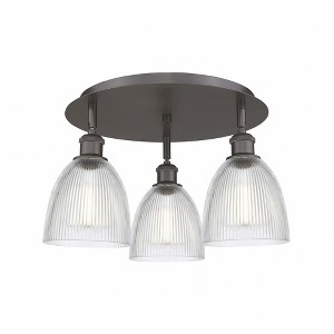 Castile - 3 Light Flush Mount In Industrial Style-9.5 Inches Tall and 17.75 Inches Wide - 1 of 1