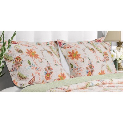 Greenland Home Fashions Barcelona Multi Standard Sham, 20x26 Inches