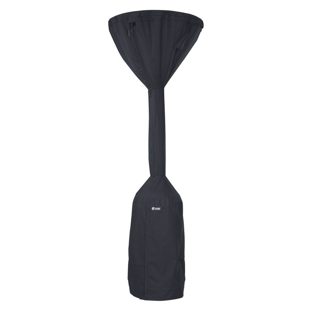 Classic Accessories 34" Water Resistant Stand Up Round Patio Heater Cover Black