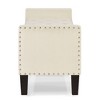 NicBex Modern 48" Storage Bench Velvet Accent Stools with Nailhead Trims and Armrests for Bedroom and Entryway - 4 of 4