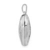 Black Bow Jewelry Sterling Silver 18mm Reversible Scrolled Heart Locket - 2 of 4