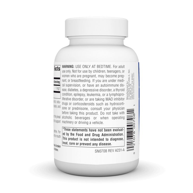 Source Naturals, Inc. Sleep Science Melatonin 1 mg, Orange  -  300 Lozenge, 3 of 4
