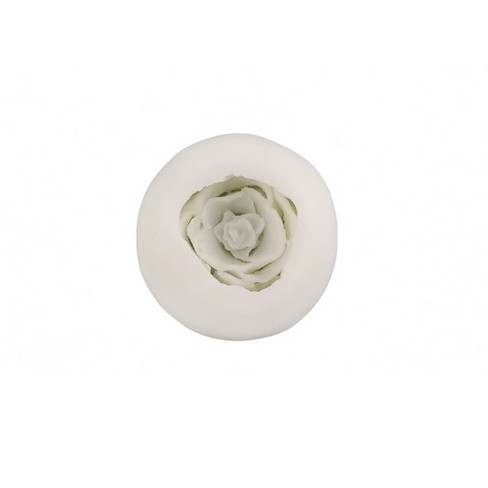O'creme Medium 3-d Rose Silicone Fondant Mold - 2 X 1 - White : Target