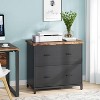 Tribesigns 2-drawer File Cabinet, Wooden Lateral Filing Cabinet, Home Office File Cabinet for A4, Letter Size - 4 of 4