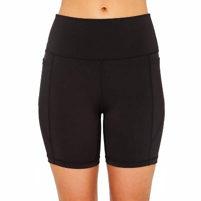 Women's Wo's High Waist Seam Detail Active Shorts - LOVE TREE
