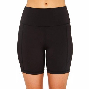 Women's Wo's High Waist Seam Detail Active Shorts - LOVE TREE - 1 of 3