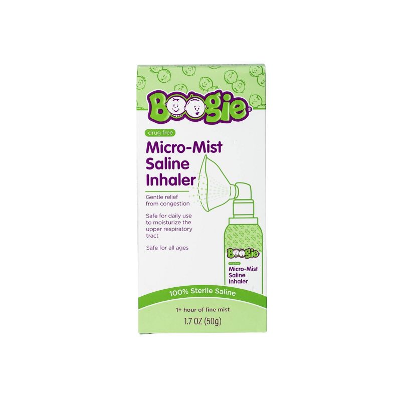 The Boogie Brand Micro-Mist Saline Inhaler - 1.7oz, 3 of 16
