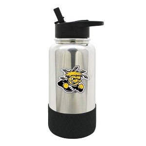 NCAA Wichita State Shockers 32oz Chrome Thirst Hydration Water Bottle - 1 of 3