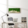 DSVIMOY City Silhouette Metal Wall Art for Hallway Office Wall Decor, Green, 30"*12.6"*1.58" - 2 of 4