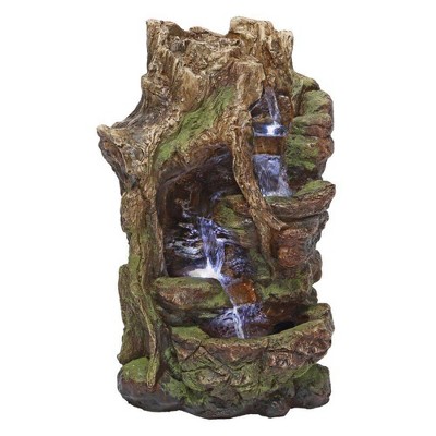 Willow Bend Illuminated Garden Fountain - Acorn Hollow