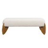NicBex 39 Inch Storage Ottoman Bench Modern Fabric Bench with Flower Pattern, End of Bed Footrest for Living Room, Bedroom, Entryway - 2 of 4