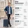 Coolife Luggage Suitcase  Hardside PC+ABS Spinner TSA Lock Telescopic Handle(24in) - 3 of 4