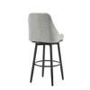 Resenkos Counter Bar Stools, Counter Stool,Swivel Bar & Couter Stool, (Set Of 2) Fabric Color Light Grey Gray - 4 of 4