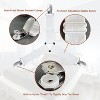 12 Pcs Bed Sheet Straps, Upgrade Fitted Bed Sheet Holders for Corners, Non Slip Sheet Clips White - 3 of 4