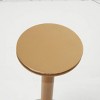 Olivia & May Acrylic Accent Table: Gold Stand, No Assembly, Indoor Use, Modern Style, 23" Height - 3 of 4