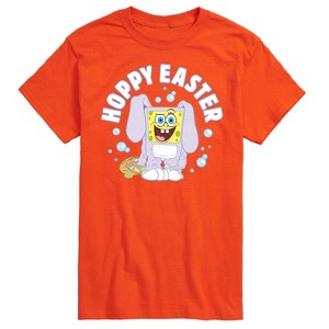Men's - SpongeBob Squarepants - Hoppy Easter Bunny Spongebob Short Sleeve Graphic T-Shirt - 1 of 4