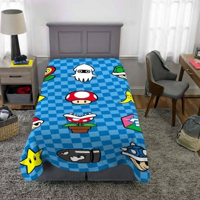 Super mario bros blanket new arrivals