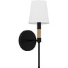 Bayside 1-Light Matte Black Wall Sconce - 4 of 4
