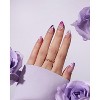 BTArtboxnails XCOATTIPS® Purple Pastel French - Almond - 4 of 4