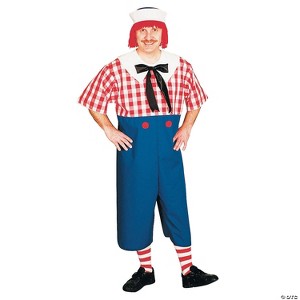 Morris Costumes Adults Raggedy Andy Costume - Standard - 1 of 1