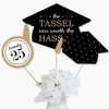 Big Dot of Happiness Gold 2025 Graduation Party Centerpiece Sticks - Table Toppers - Set of 15 - 2 of 4