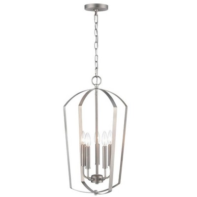 Millennium Lighting Ivey Lake 5 - Light Chandelier in  Satin Nickel