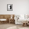 Stupell Industries Bear Feet Remove Shoes Cabin Entrance Sign Black Floater Framed Canvas Wall Art - 2 of 4