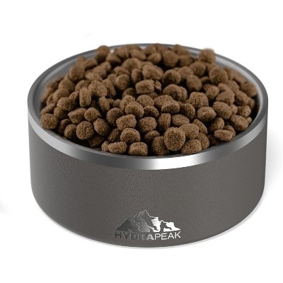 Hydrapeak Graphite Non-Slip Stainless Steel Dog Bowl