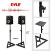 Pyle Speaker Stand Pair of Sound Play 1 and 3 Holder - Black - 2 of 4