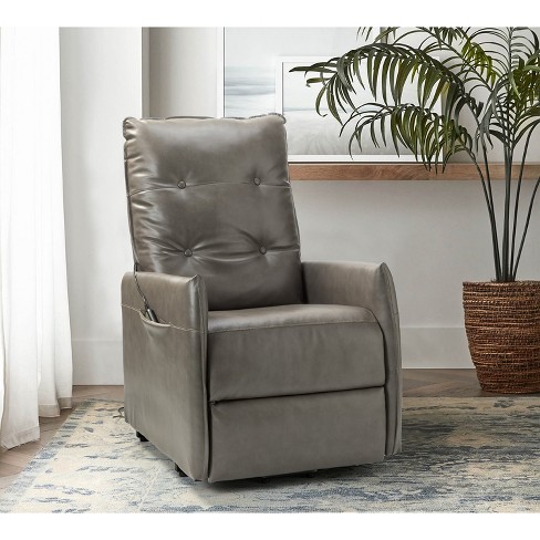 Small gray store recliner chair