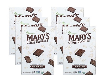 Mary’s Gone Crackers Kookies Chocolate Graham-Style Snacks - Case of 6/5 oz