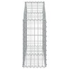 vidaXL Garden Raised Bed Powder-coated Steel 126.8"x39.4"x14.2" Gray - 4 of 4