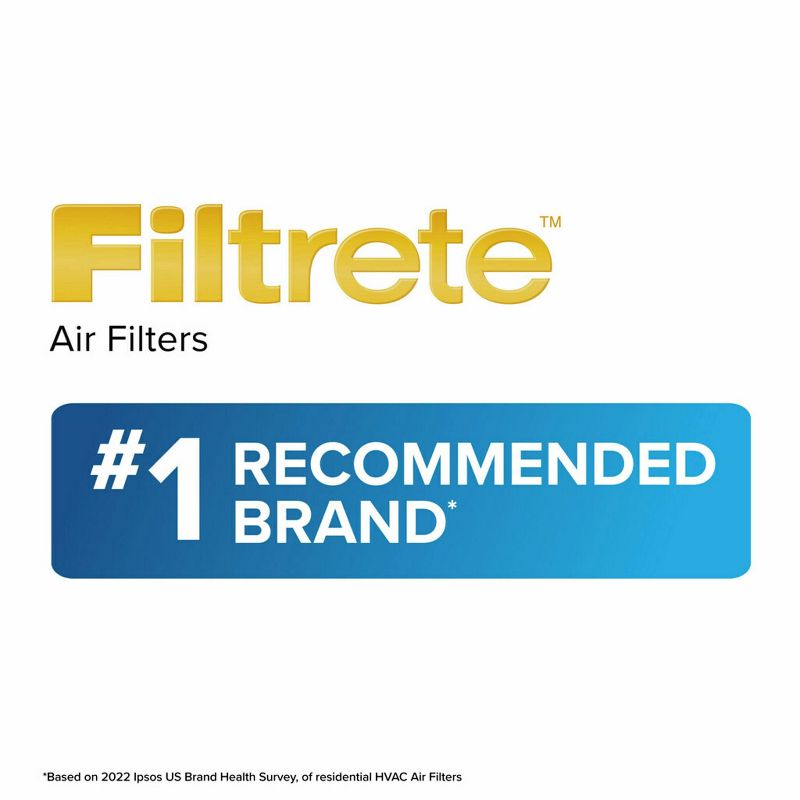 Filtrete 20&#34; x 25&#34; x 4&#34; Slim Fit Allergen Bacteria and Virus Deep Pleat Air Filter 1550 MPR, 4 of 17