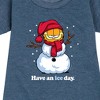 Girls' - Garfield - Have An Ice Day Graphic Short Sleeve Fleece Dress - 2 of 4