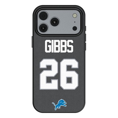 NFL Detroit Lions Players Game Tactic MagSafe Compatible Cell Phone Case for Apple iPhone 17 Series