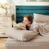 100% Cotton Percale Sheets,Sheet Set with Deep Pocket Up to 16 Inches, Breathable & Crirsp Soft, Bedsheet & Pillowcase Sets, 4 Pieces - 4 of 4