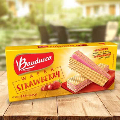 Biscoito Wafer Morango - Bauducco • 140 G – Made in Market