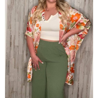 Women's Dolly Summer Floral Duster - umgee