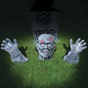 Forum Novelties Zombie Groundbreaker Halloween Decoration -  - Gray - 1 of 1