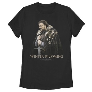 Women's Game of Thrones Stark Knows Winter T-Shirt - 1 of 3