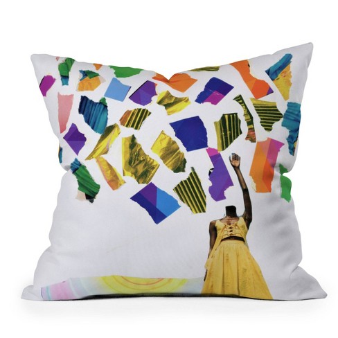 Yellow discount pillows target