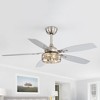 Airsurfer 48" Crystal Ceiling Fan With Light - 3 of 4