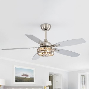 Airsurfer 48" Crystal Ceiling Fan With Light - 1 of 4