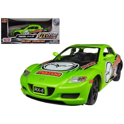 Mazda RX-8 #5 Green "GT Racing" Series 1/24 Diecast Model Car by Motormax