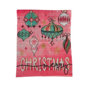 Unique Bargains Dining Chair Slipcovers Linen Pink 22.83" x 19.29" 1Pc - 1 of 4