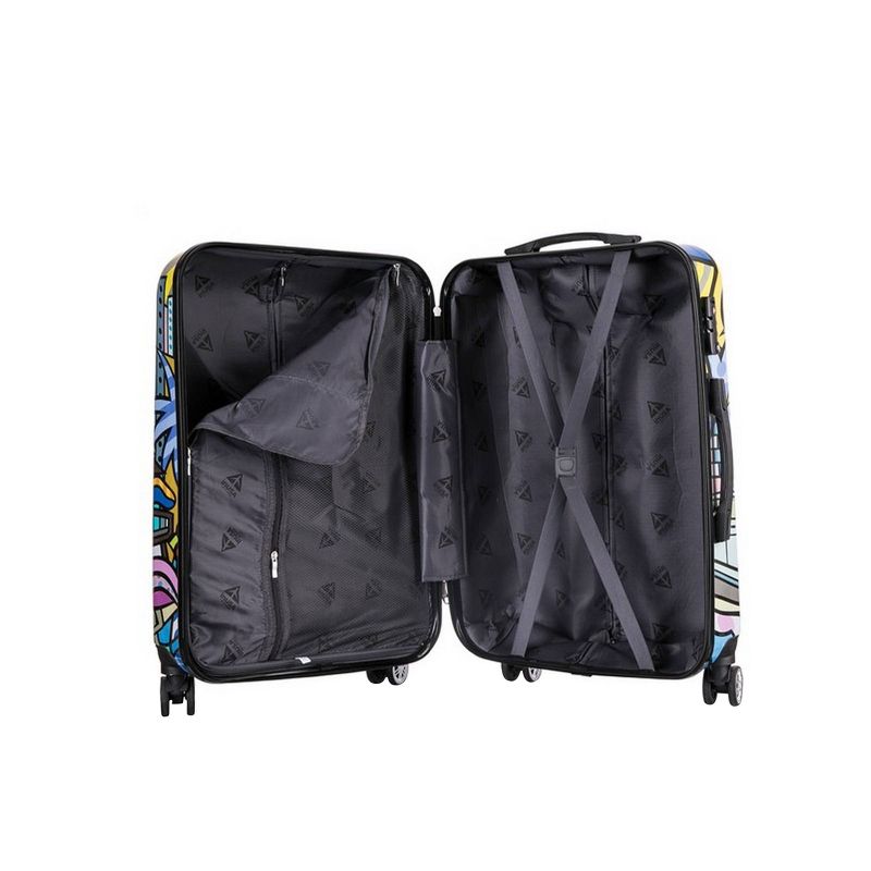 InUSA Lightweight Hardside Large Checked Spinner Suitcase , 4 of 9