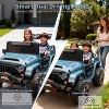 24V Ride on Toys for Kids, 2 Seater Electric Ride on Car w/Remote Control, 4 Powerful Motors, 4WD/2WD, 3 Speeds, Led Lights - 3 of 4