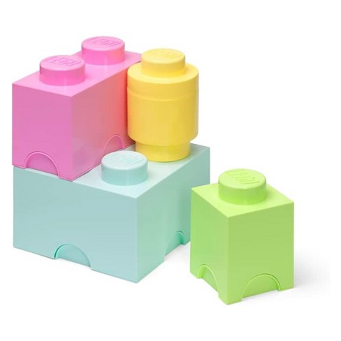 Room Copenhagen Lego 4-piece Storage Brick Set