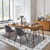 Living Room Vintage Floral Print Rug, Machine Washable Low-Pile Non-Slip Carpet, Soft Indoor Area Rug for Bedroom, Dining Room & Office - 3 of 4