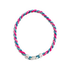 Woke Up RAD Braided Necklace 18" - Pink/Blue - 1 of 1
